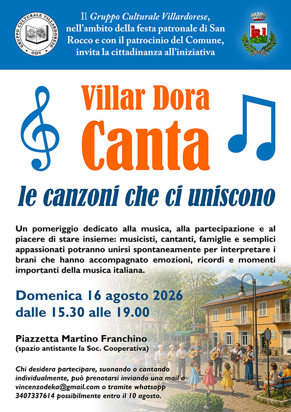 Manifesto Villar Dora Canta